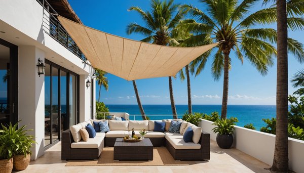 Embellissez votre terrasse avec le voile d'ombrage en coco