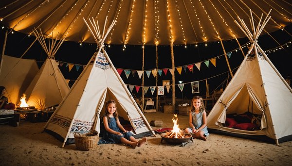 Plongez dans l'univers des tipis pour filles et créez des souvenirs !